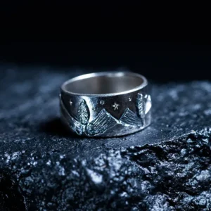 Anillo noche estrellada